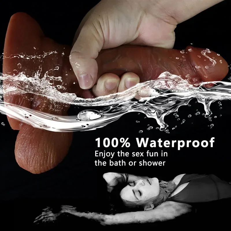 6.5/7.5 IN Big Suction Cup Super Soft Silicone Realistic Dildo 6 6.5/7.5 IN Big Suction Cup Super Soft Silicone Realistic Dildo 6