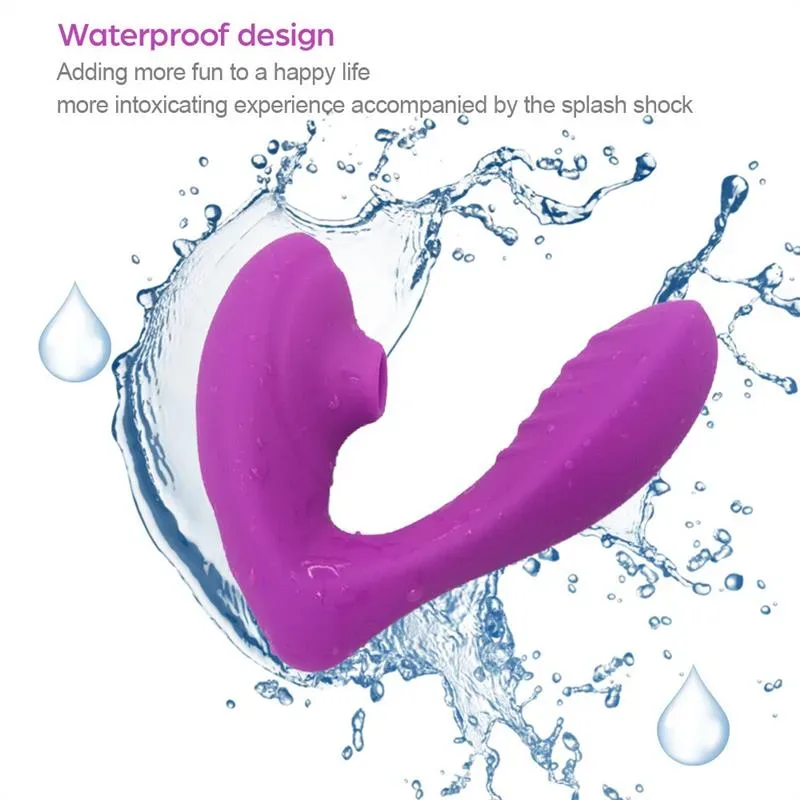 Wearable G-spot Vibrator Clit Suction Toy 5 Wearable G-spot Vibrator Clit Suction Toy 5