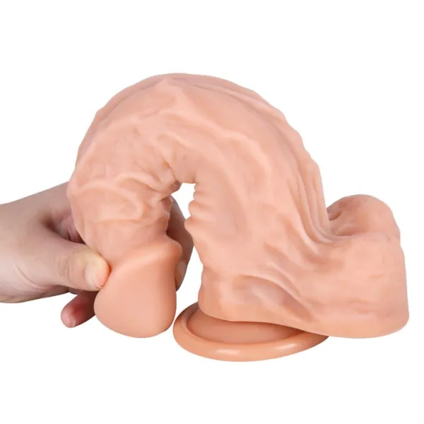 8 IN Soft Silicone Dildo Strap On Harness Set - Image 6