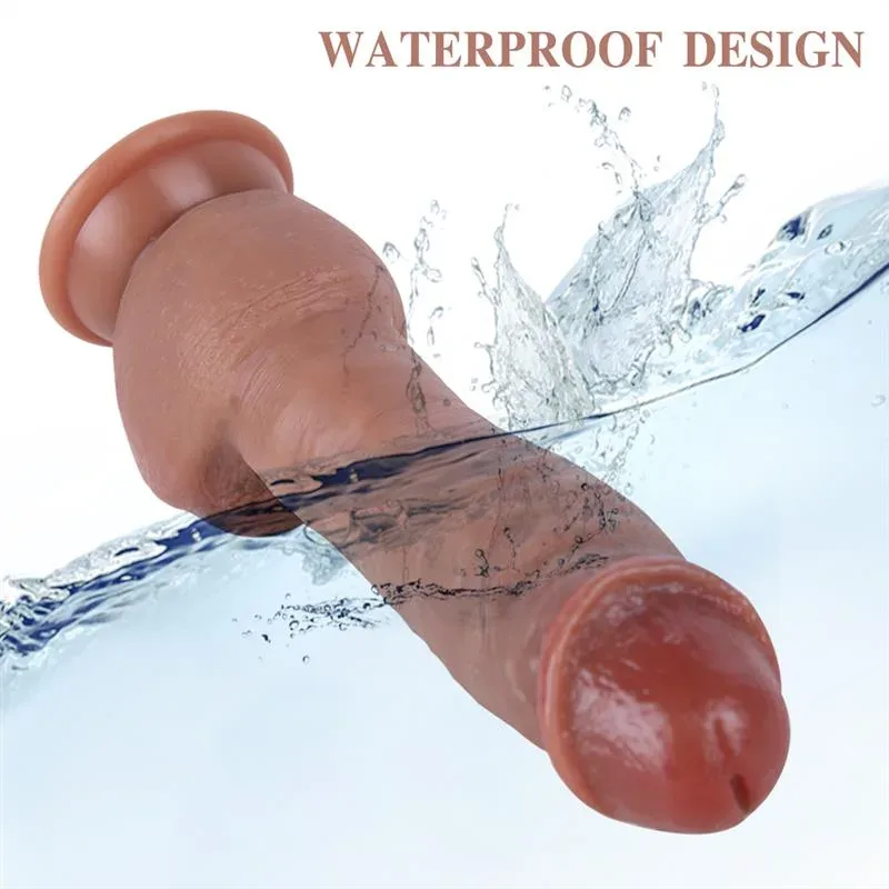 8 IN Big Balls Real Skin Feeling Silicone Dildo 6 8 IN Big Balls Real Skin Feeling Silicone Dildo 6