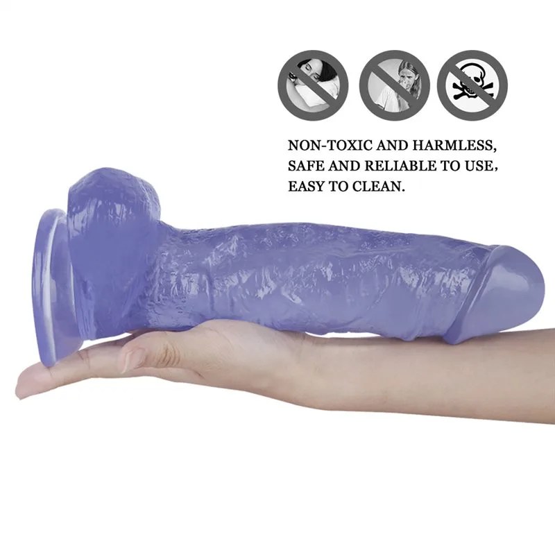 10.5 IN Long Thick Blue PVC Suction Cup Dildo 3 10.5 IN Long Thick Blue PVC Suction Cup Dildo 3