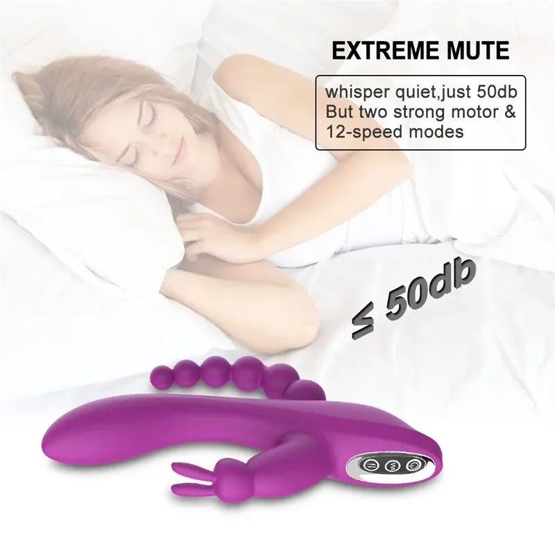 Rechargeable Triple-stimulate Rabbit Personal Massager 4 Rechargeable Triple-stimulate Rabbit Personal Massager 4