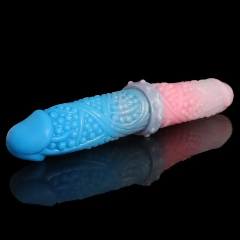 10.5 IN Flexible Beaded Double Penetration Dildo 4 10.5 IN Flexible Beaded Double Penetration Dildo 4