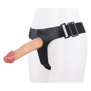 8 Inch Strap On Harness Set PVC Dildo