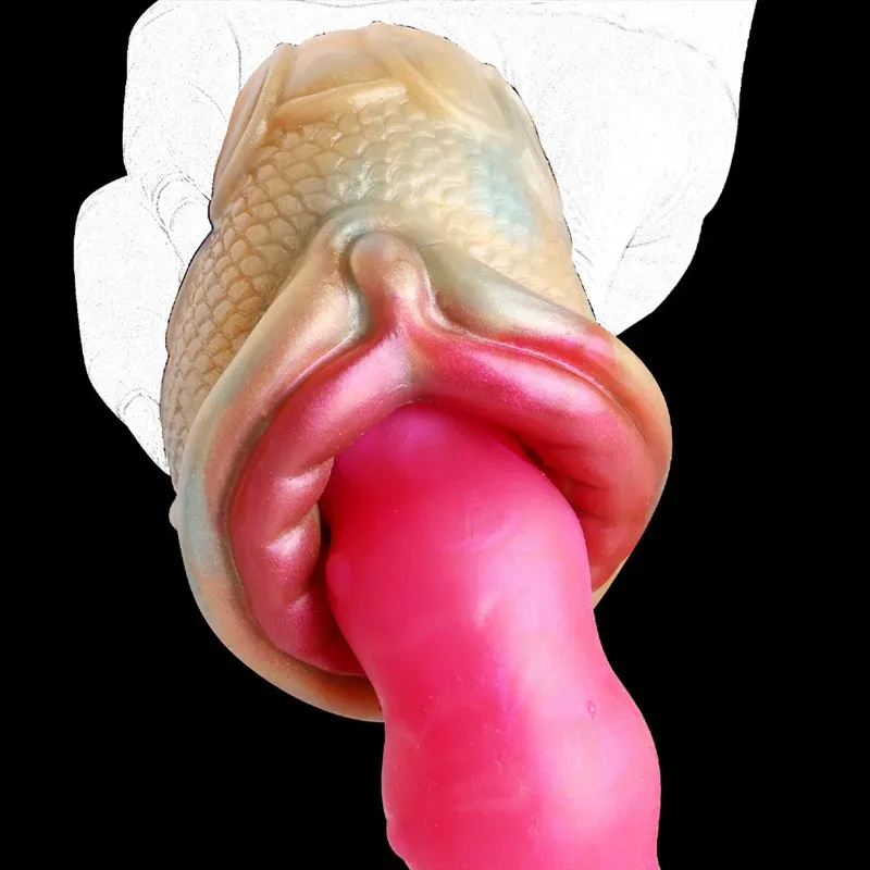 Fantasy Silicone Fish Mouth Men Glans Trainer 9 Fantasy Silicone Fish Mouth Men Glans Trainer 9