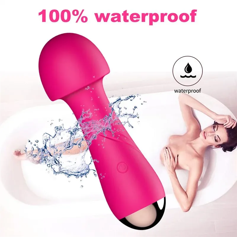 12 Vibration Mushroom Head Mini Personal Wand Vibrator 5 12 Vibration Mushroom Head Mini Personal Wand Vibrator 5