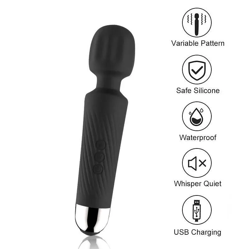 Portable Wand Vibrating Massager for Adults 1 Portable Wand Vibrating Massager for Adults 1
