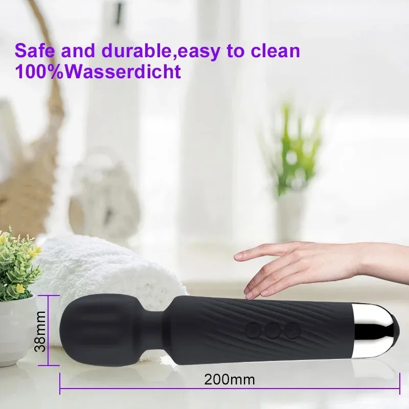 Portable Wand Vibrating Massager for Adults 5 Portable Wand Vibrating Massager for Adults 5