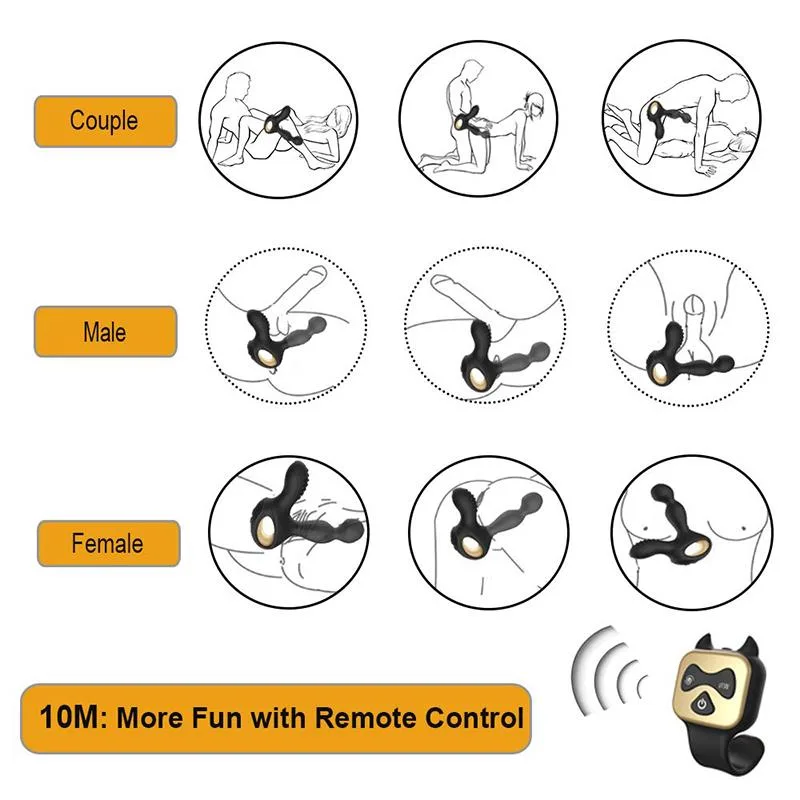 360° Rotation Anal Beads Vibrator for Men and Women 5 360° Rotation Anal Beads Vibrator for Men and Women 5