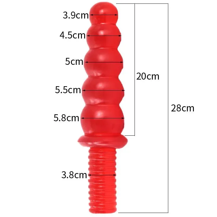 11 IN Red Sword PVC Dildo Anal Beads 1 11 IN Red Sword PVC Dildo Anal Beads 1
