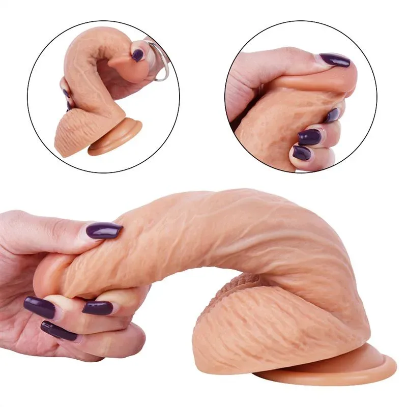7.5 IN Real Skin Feel Dildo Strap On Kits 6 7.5 IN Real Skin Feel Dildo Strap On Kits 6