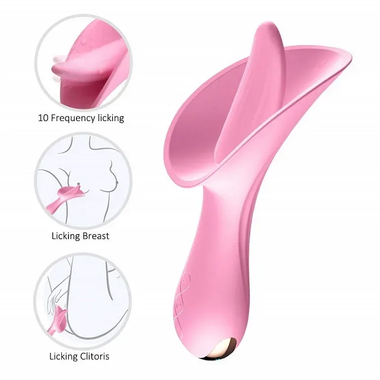 Pink Lotus Flower Tongue Licking Vibrator 2 Pink Lotus Flower Tongue Licking Vibrator 2