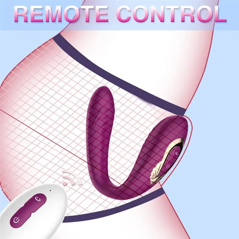 Remote Control Double Stimulation Couple Vibrator 4 Remote Control Double Stimulation Couple Vibrator 4