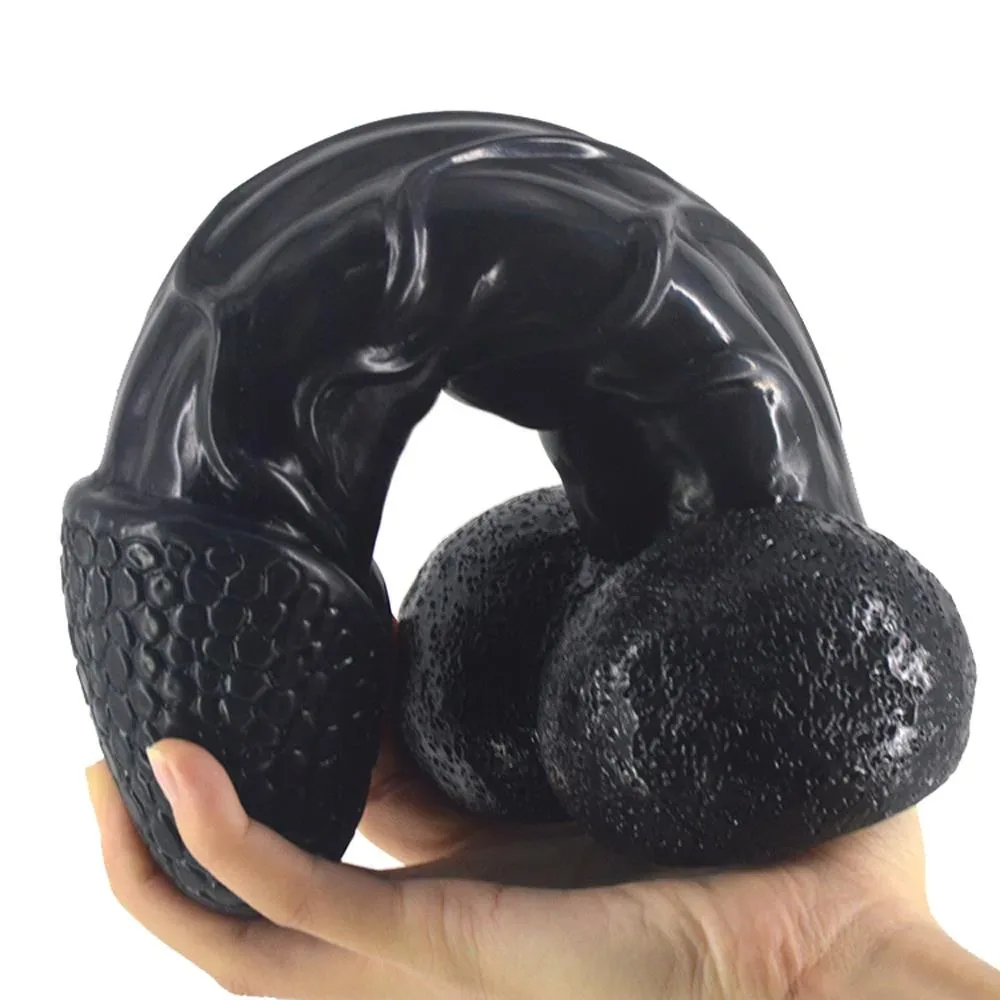10 IN Exotic PVC Dildo Long Black Alien Cock 4 10 IN Exotic PVC Dildo Long Black Alien Cock 4
