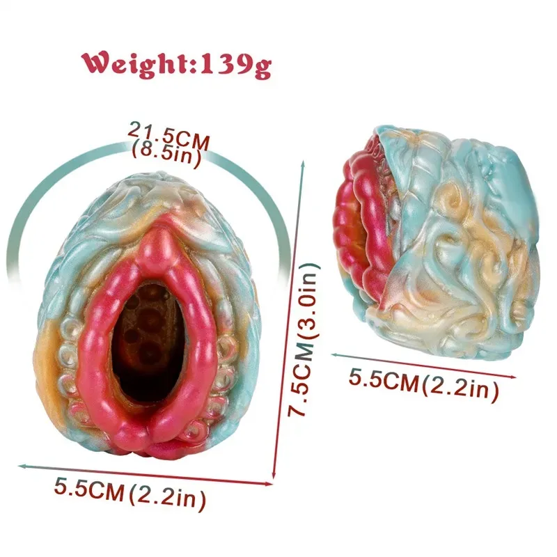 Vagina Textured Exotic Penis Trainer Silicone Masturbator for Men 1 Vagina Textured Exotic Penis Trainer Silicone Masturbator for Men 1