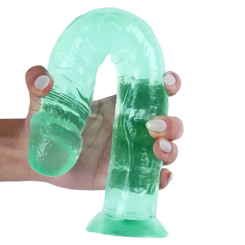 10 IN Long Slim Green PVC Dildo Strap On Kits 5 10 IN Long Slim Green PVC Dildo Strap On Kits 5