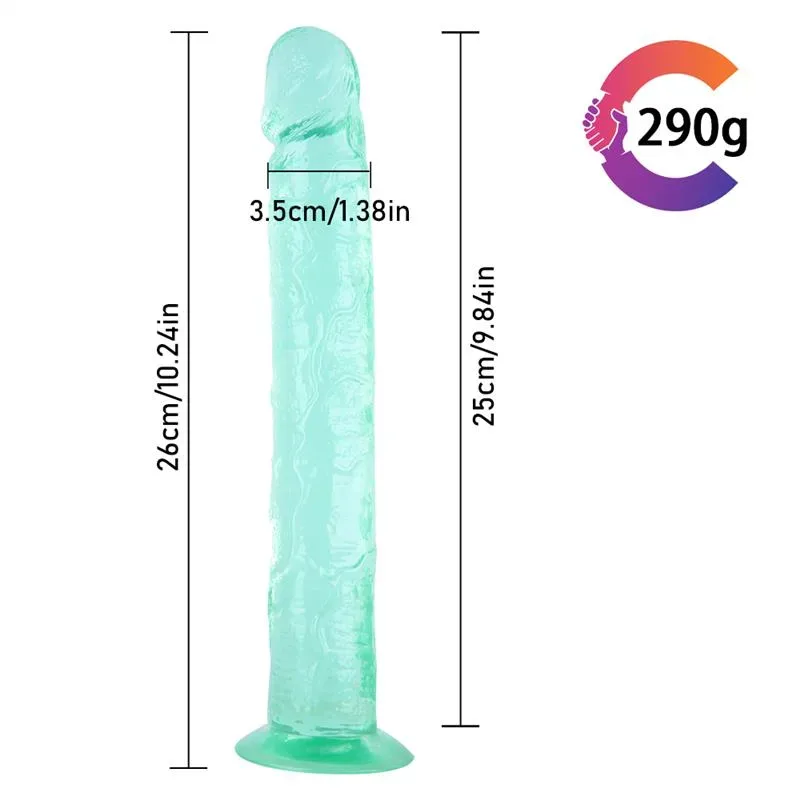 10 IN Long Slim Green PVC Dildo Strap On Kits 2 10 IN Long Slim Green PVC Dildo Strap On Kits 2