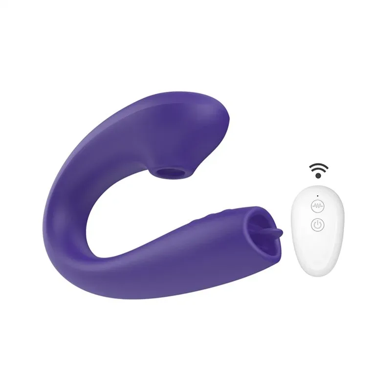 f426fbb9dc034041 Wearable Sucking and Licking Vibrator with Remote Control - Image 1