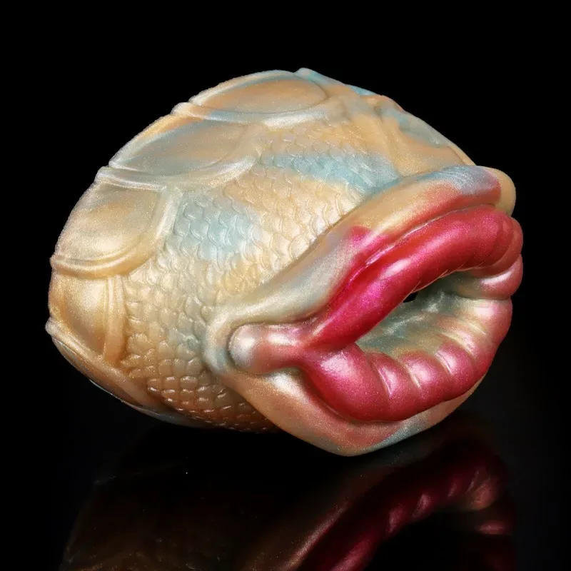 Fantasy Silicone Fish Mouth Men Glans Trainer 3 Fantasy Silicone Fish Mouth Men Glans Trainer 3
