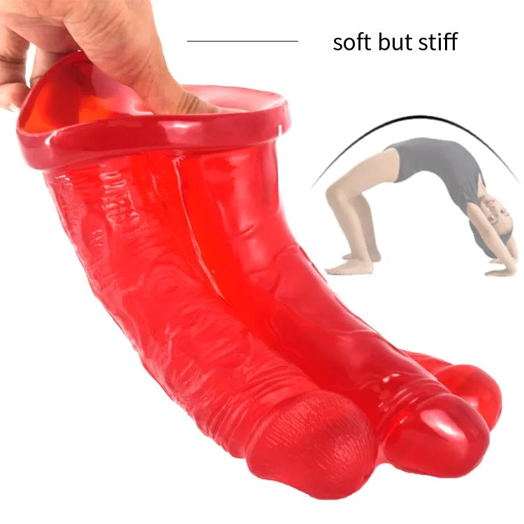 9 IN Suction Cup Triple Heads PVC Dildo 3 9 IN Suction Cup Triple Heads PVC Dildo 3