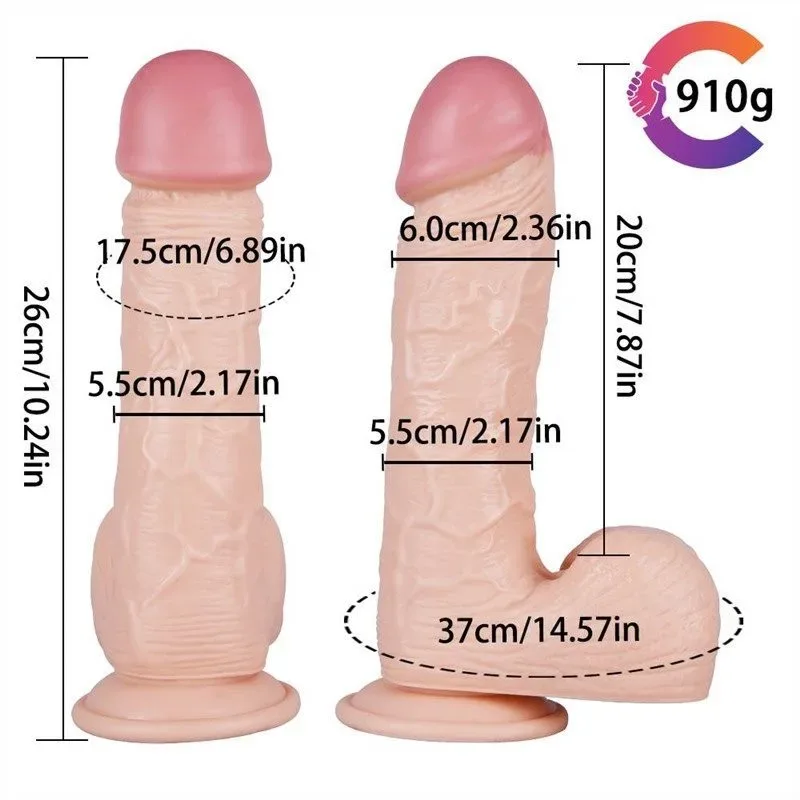 10 IN Girth Realistic PVC Suction Cup Dildo 1 10 IN Girth Realistic PVC Suction Cup Dildo 1