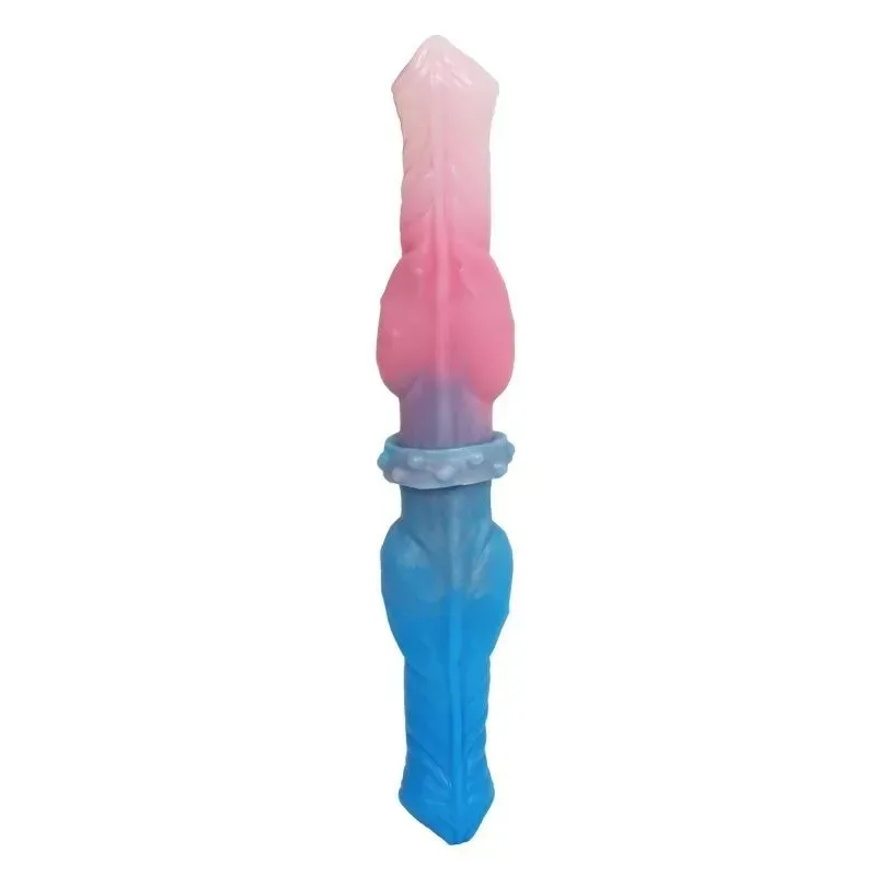 12 IN Silicone Double Sided Dog Knot Dildo - Image 1