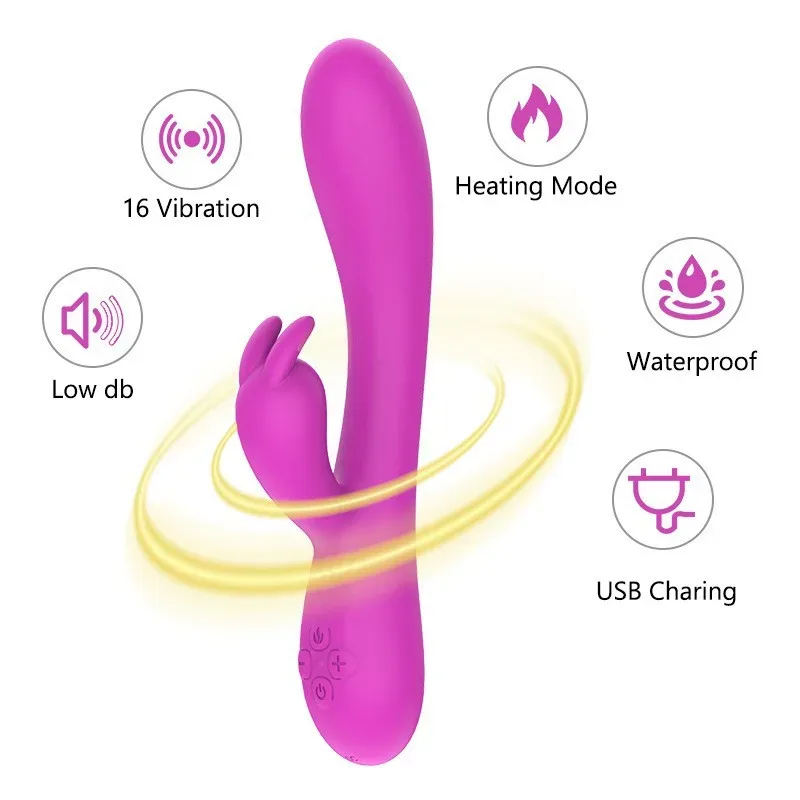Dual Stimulation Warming G-spot Bunny Vibrator 1 Dual Stimulation Warming G-spot Bunny Vibrator 1