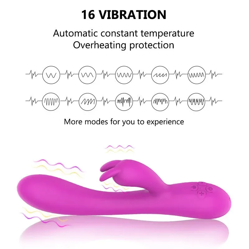 Dual Stimulation Warming G-spot Bunny Vibrator 3 Dual Stimulation Warming G-spot Bunny Vibrator 3