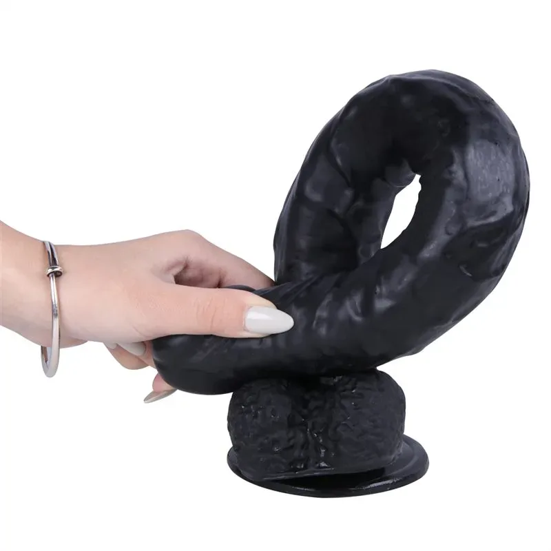 15 IN Long Slim Lifelike PVC Suciton Cup Dildo 5 15 IN Long Slim Lifelike PVC Suciton Cup Dildo 5