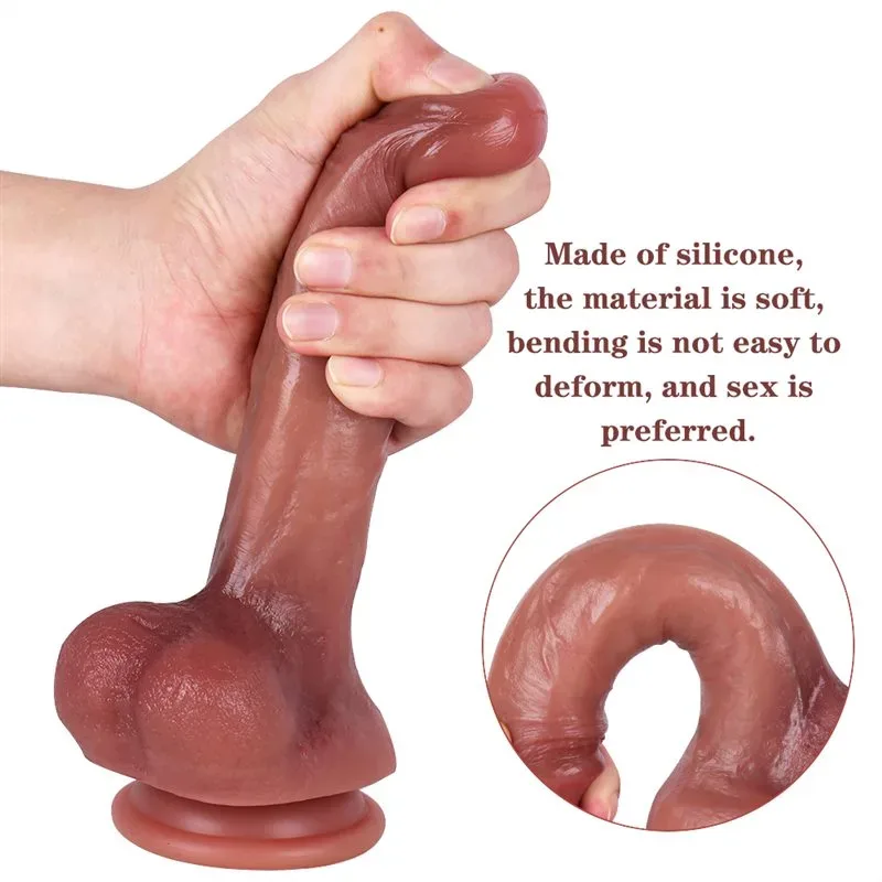 8 IN Real Skin Feel Strap On Dildo Kits 4 8 IN Real Skin Feel Strap On Dildo Kits 4