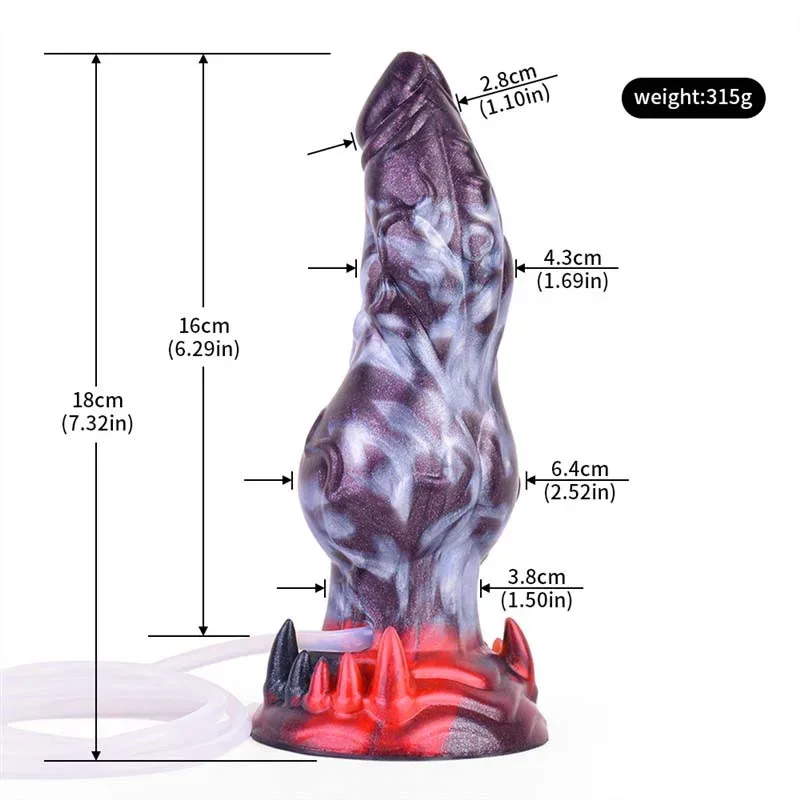 7.3 IN Small Cumming Dog Dildo Ejaculating Knot Canine Sex Toy 1 7.3 IN Small Cumming Dog Dildo Ejaculating Knot Canine Sex Toy 1