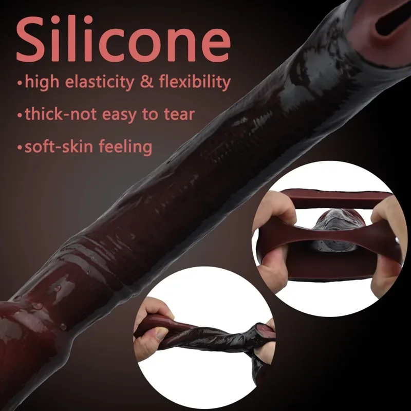 4.5 IN Open Tip Soft Cock Sleeve Male Penis Extension 4 4.5 IN Open Tip Soft Cock Sleeve Male Penis Extension 4