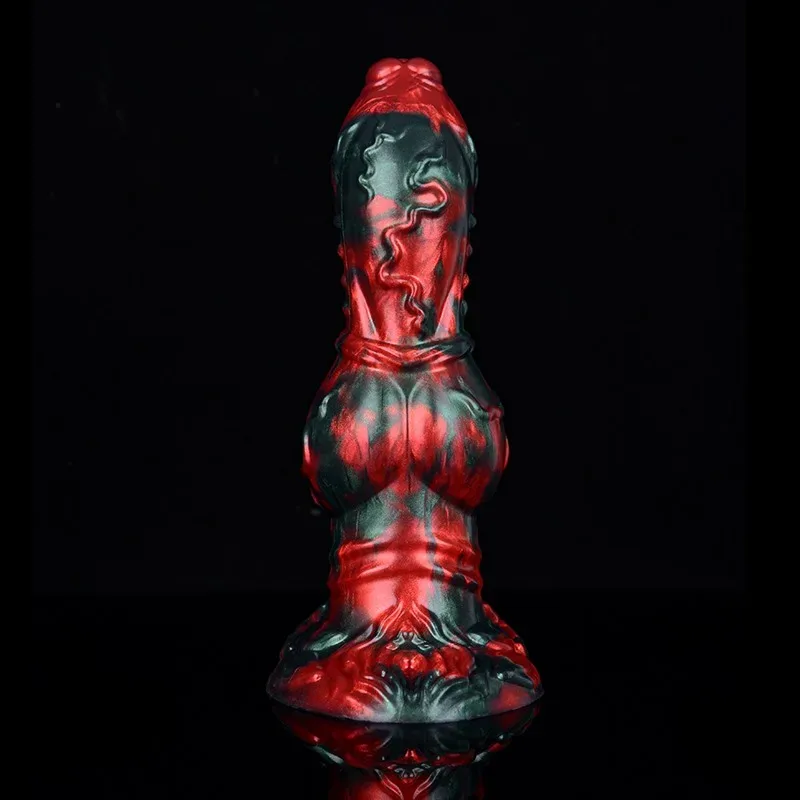 9 IN Dog Dildo with Large Knot Soft Silicone Animal Sex Toy 4 9 IN Dog Dildo with Large Knot Soft Silicone Animal Sex Toy 4