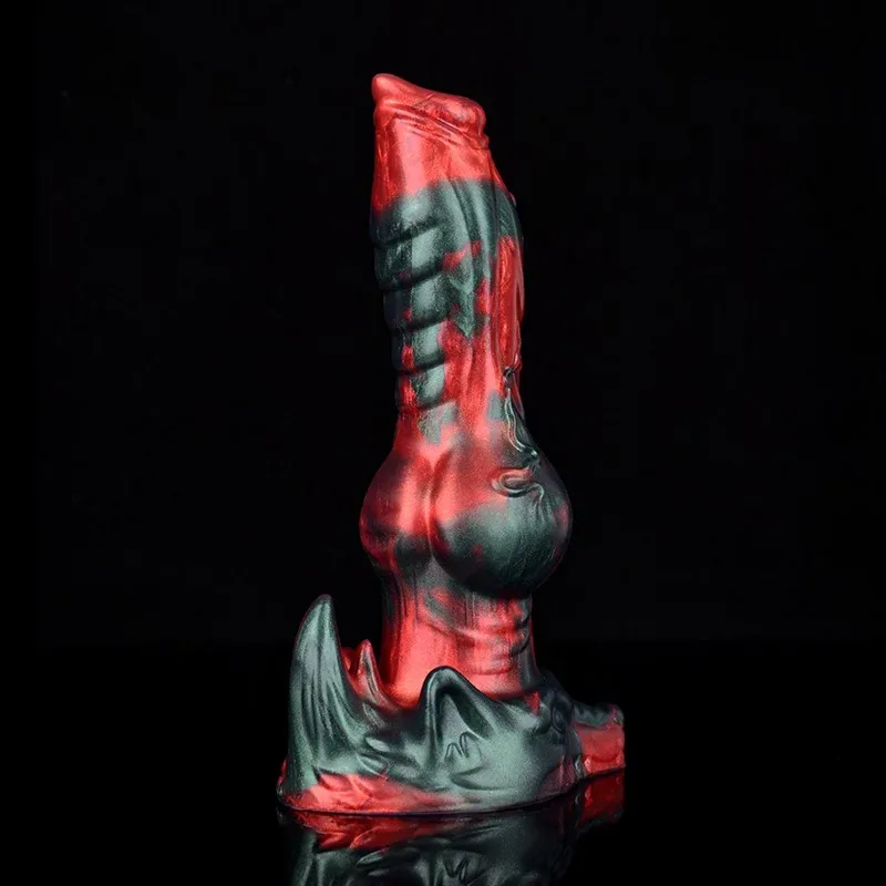 8 IN Silicone Wolf Dildo Big Knotted K9 Canine Sex Toy 5 8 IN Silicone Wolf Dildo Big Knotted K9 Canine Sex Toy 5