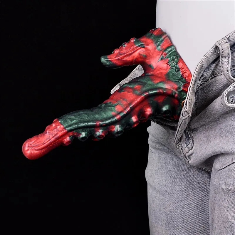 8 IN Soft Tentacle Dildo Liquid Silicone Octopus Sex Toy 9 8 IN Soft Tentacle Dildo Liquid Silicone Octopus Sex Toy 9