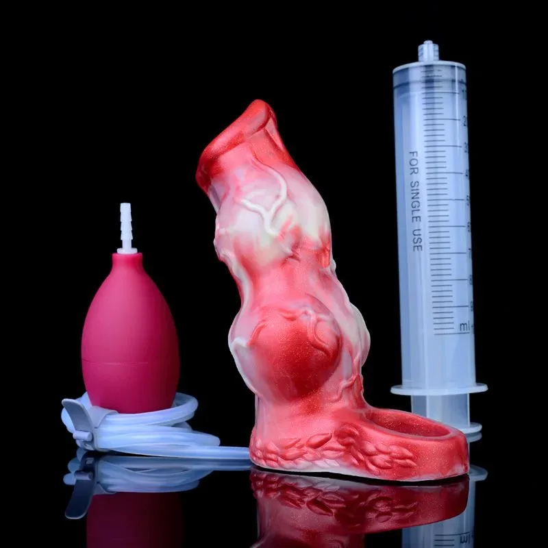 5 / 5.9 IN Ejaculating Double Knots Penis Sleeve Fantasy Cock Extender 10 5 / 5.9 IN Ejaculating Double Knots Penis Sleeve Fantasy Cock Extender 10