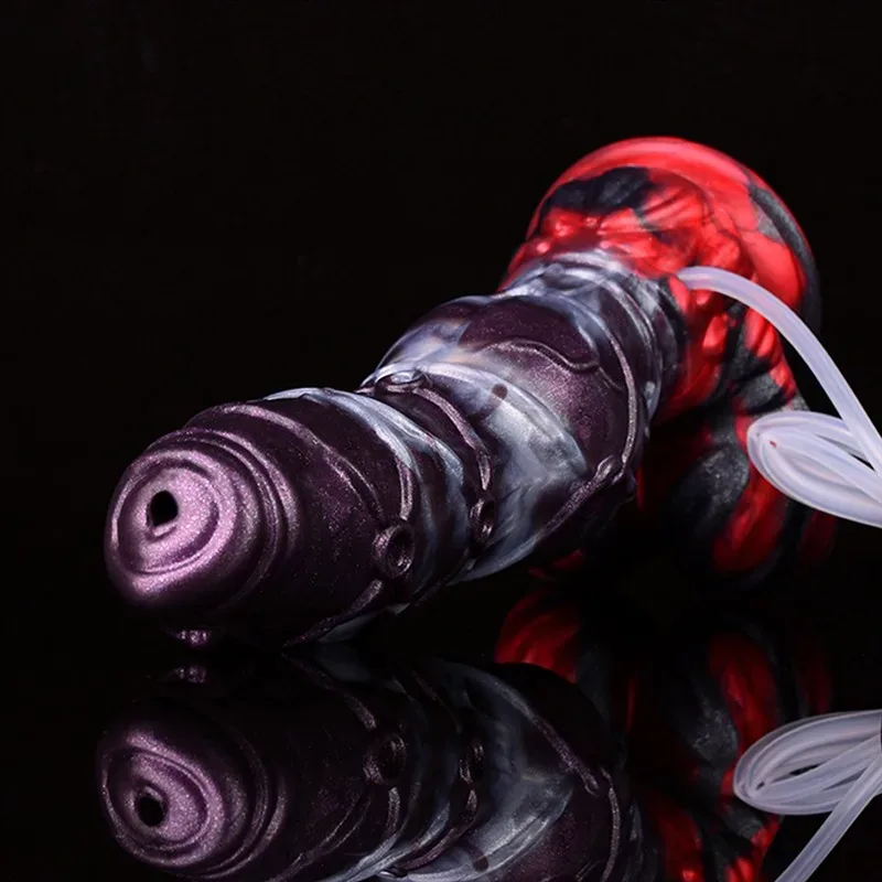 9.4 IN Squirting Knot Dog Dildo Cumming Canine Sex Toy 8 9.4 IN Squirting Knot Dog Dildo Cumming Canine Sex Toy 8