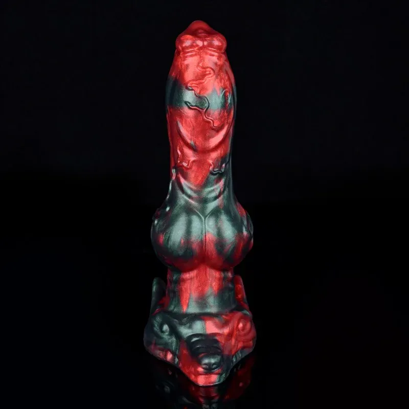 8 IN Silicone Wolf Dildo Big Knotted K9 Canine Sex Toy 6 8 IN Silicone Wolf Dildo Big Knotted K9 Canine Sex Toy 6