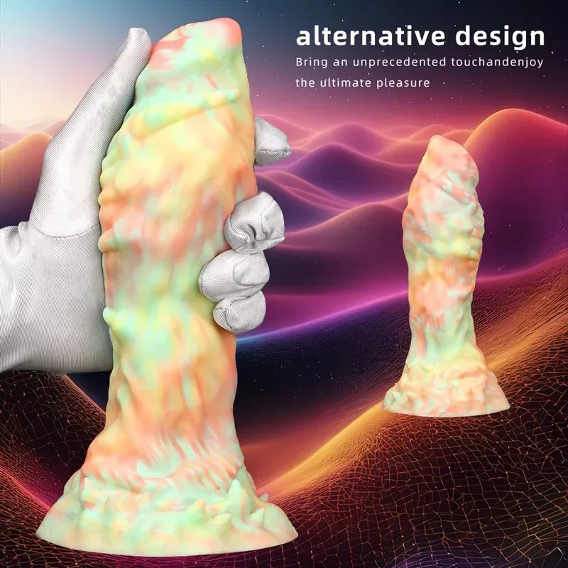 9.5 IN Large Fat Alien Dildo Fantasy Silicone Unusual Sex Toy 2 9.5 IN Large Fat Alien Dildo Fantasy Silicone Unusual Sex Toy 2