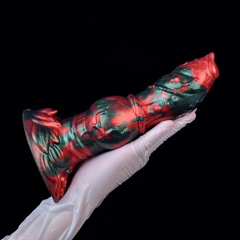9 IN Dog Dildo with Large Knot Soft Silicone Animal Sex Toy 8 9 IN Dog Dildo with Large Knot Soft Silicone Animal Sex Toy 8