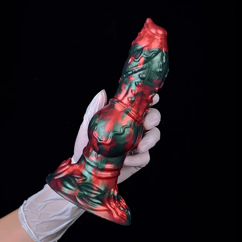 9 IN Dog Dildo with Large Knot Soft Silicone Animal Sex Toy 9 9 IN Dog Dildo with Large Knot Soft Silicone Animal Sex Toy 9