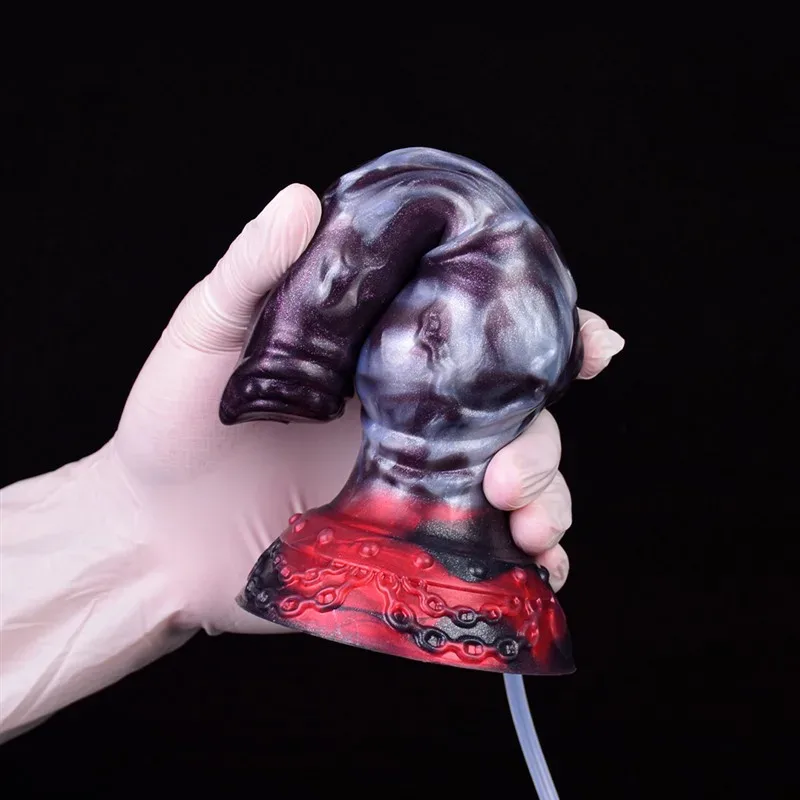 7.9 IN Ejaculating Dog Dildo Large Knot Squirting Sex Toy 12 7.9 IN Ejaculating Dog Dildo Large Knot Squirting Sex Toy 12