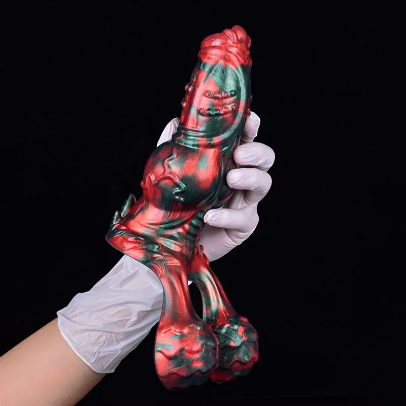 7.7 IN Short Fat Dog Knot Dildo Silicone Unrealistic Sex Toy 10 7.7 IN Short Fat Dog Knot Dildo Silicone Unrealistic Sex Toy 10