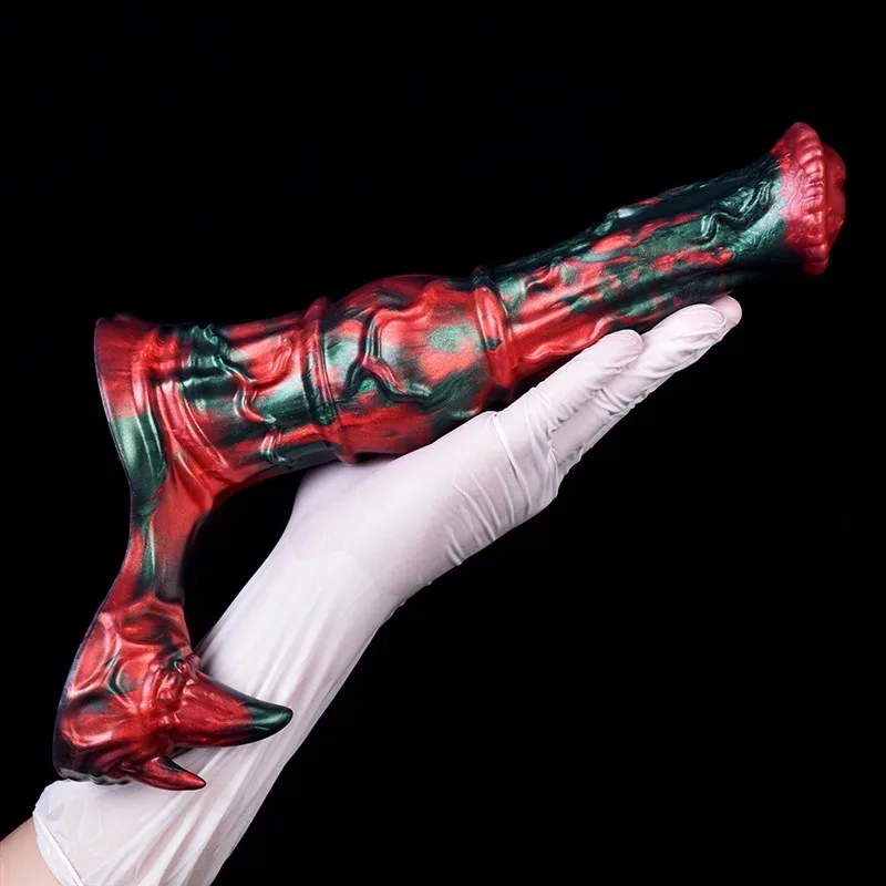 10 IN Horse & Dragon Knot Dildo Soft Fantasy Animal Adult Toy 10 10 IN Horse & Dragon Knot Dildo Soft Fantasy Animal Adult Toy 10