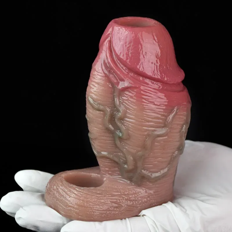 4.5 IN Cock Sleeve Thick Open Head Best Silicone Penis Extension 9 4.5 IN Cock Sleeve Thick Open Head Best Silicone Penis Extension 9