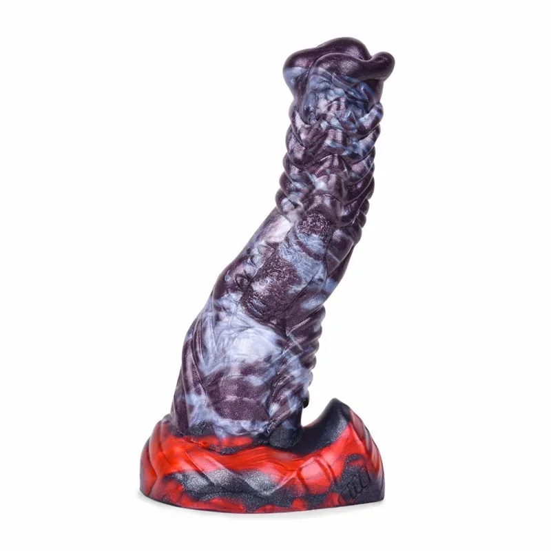 8.1 IN Horse Cock Dildo Silicone Fantasy Animal Adult Toy (7) 8.1 IN Horse Cock Dildo Silicone Fantasy Animal Adult Toy - Image 1