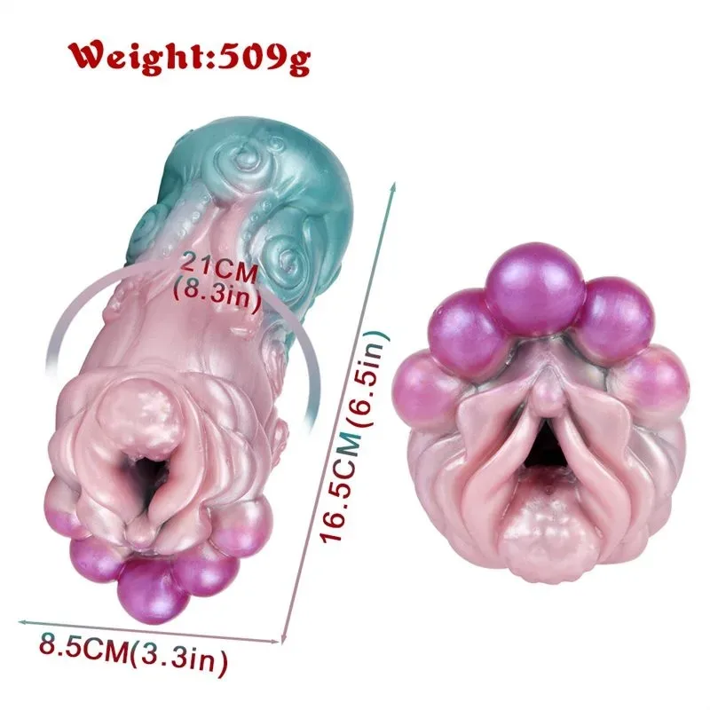 Fantasy Alien Funny Pussy Toy Soft Masturbation Cup for Men 1 Fantasy Alien Funny Pussy Toy Soft Masturbation Cup for Men 1