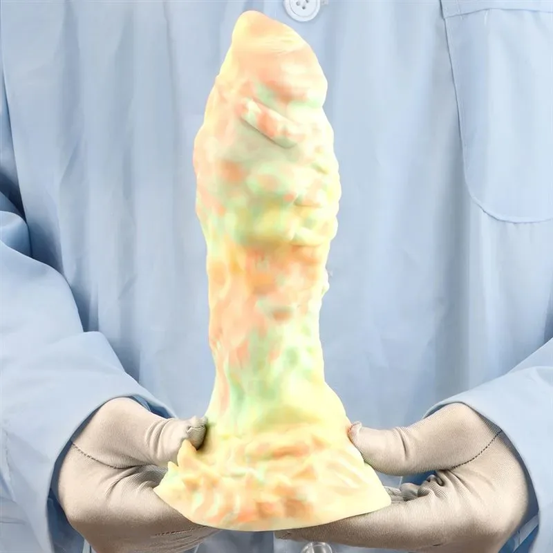 9.5 IN Large Fat Alien Dildo Fantasy Silicone Unusual Sex Toy 6 9.5 IN Large Fat Alien Dildo Fantasy Silicone Unusual Sex Toy 6