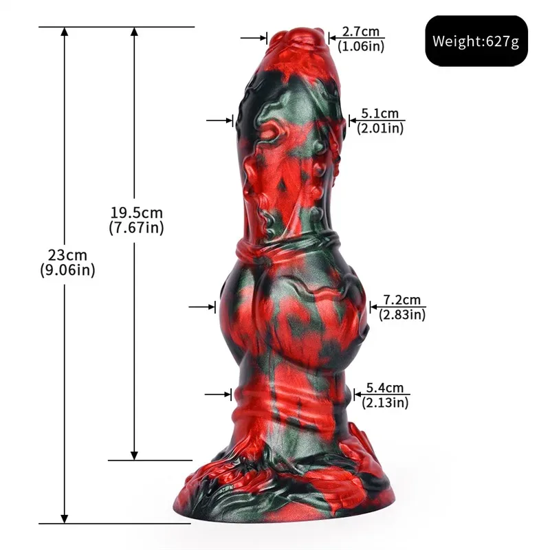 9 IN Dog Dildo with Large Knot Soft Silicone Animal Sex Toy 1 9 IN Dog Dildo with Large Knot Soft Silicone Animal Sex Toy 1