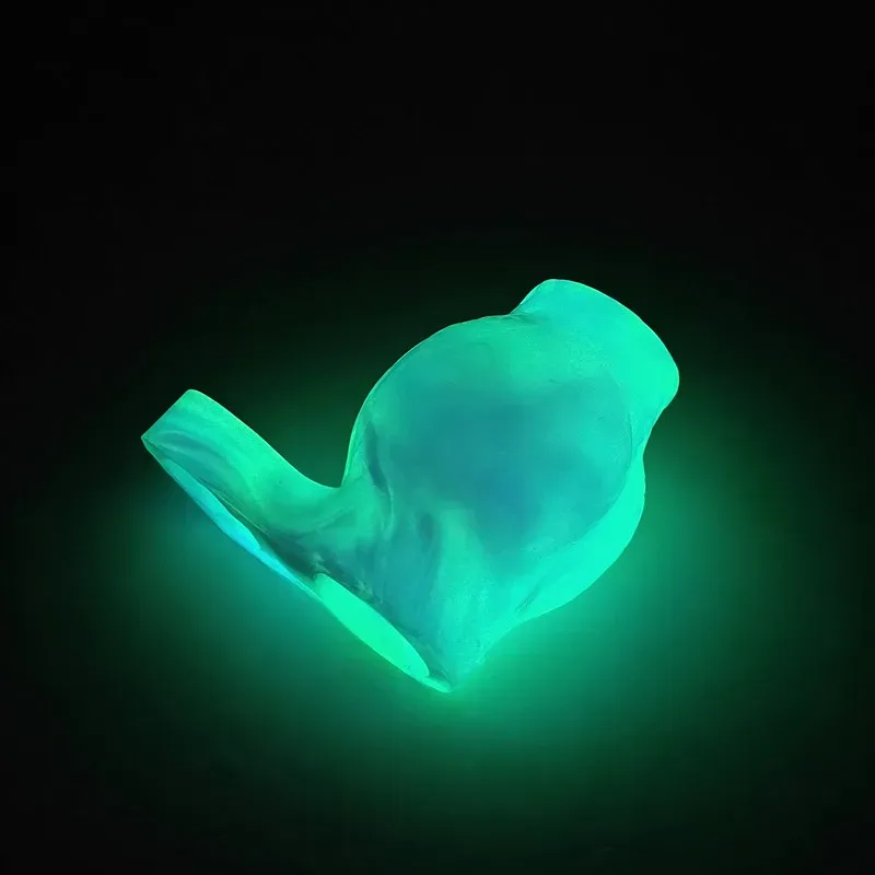 Glow-In-The-Dark Knot Cock Ring Fantasy Penis Sheath 8 Glow-In-The-Dark Knot Cock Ring Fantasy Penis Sheath 8